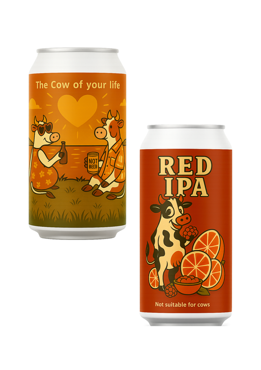 Mix 2xThe Cow of Your Life & 2xRED IPA 4-pack - PRESALE